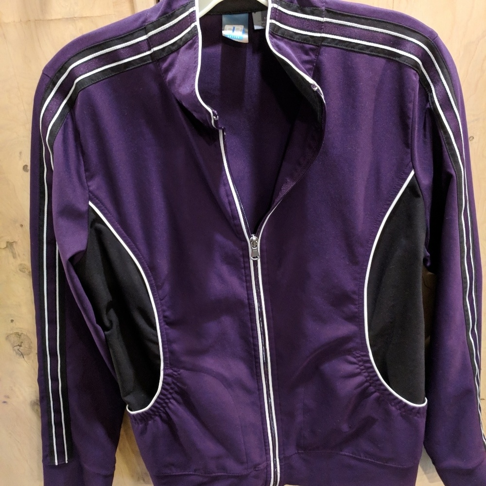 Purple women's jacket, active wear;